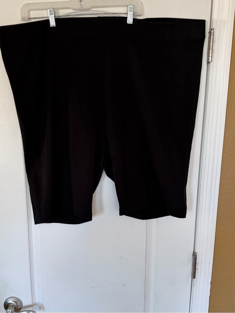 Old Navy Plus Size Black Women's Cotton High Rise Bike Shorts. Size 4X